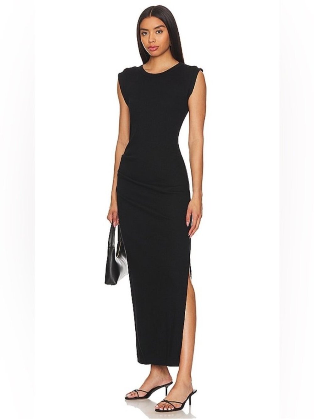 Michael Stars x Anthropologie Calliope Power Shoulder Maxi Dress